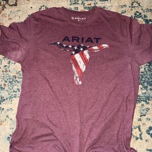 Ariat Men's Burgundy Graphic Tee